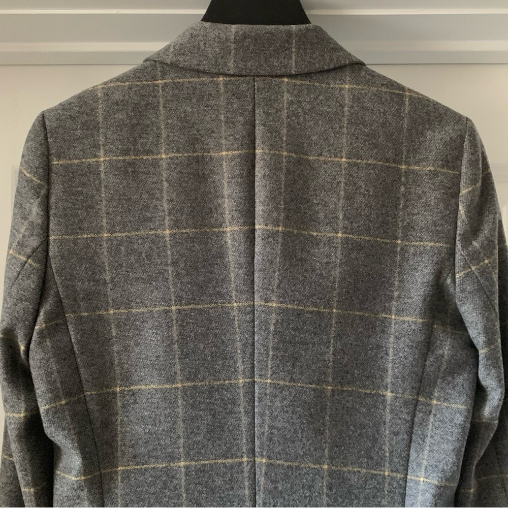 Massimo Dutti Gray Checked Suit - Picture 6 of 16
